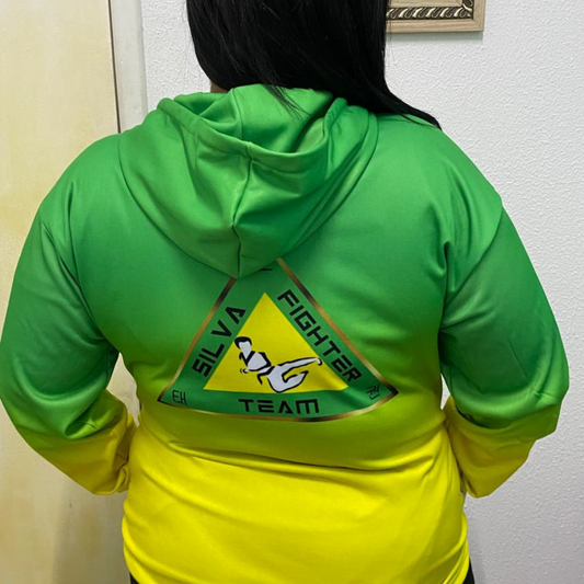 Casaco  Zíper e Capuz SilvaFighterTeam